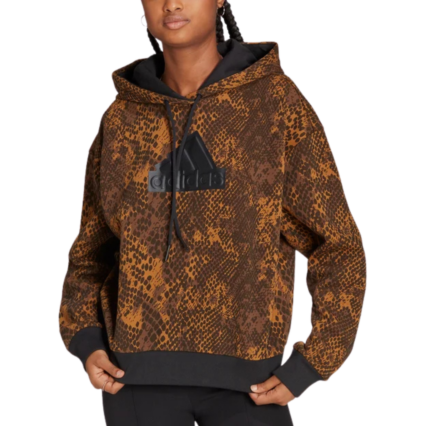 ADIDAS FELPA CON CAPPUCCIO DONNA FUTURE ICONS BADGE OF SPORT