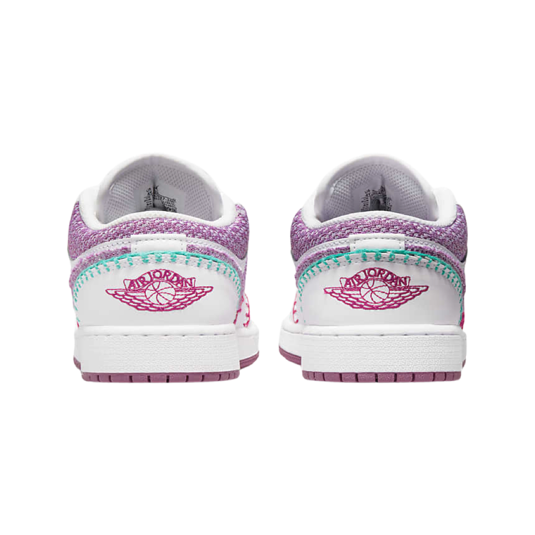 Air Jordan 1 low White Light Bordeuax