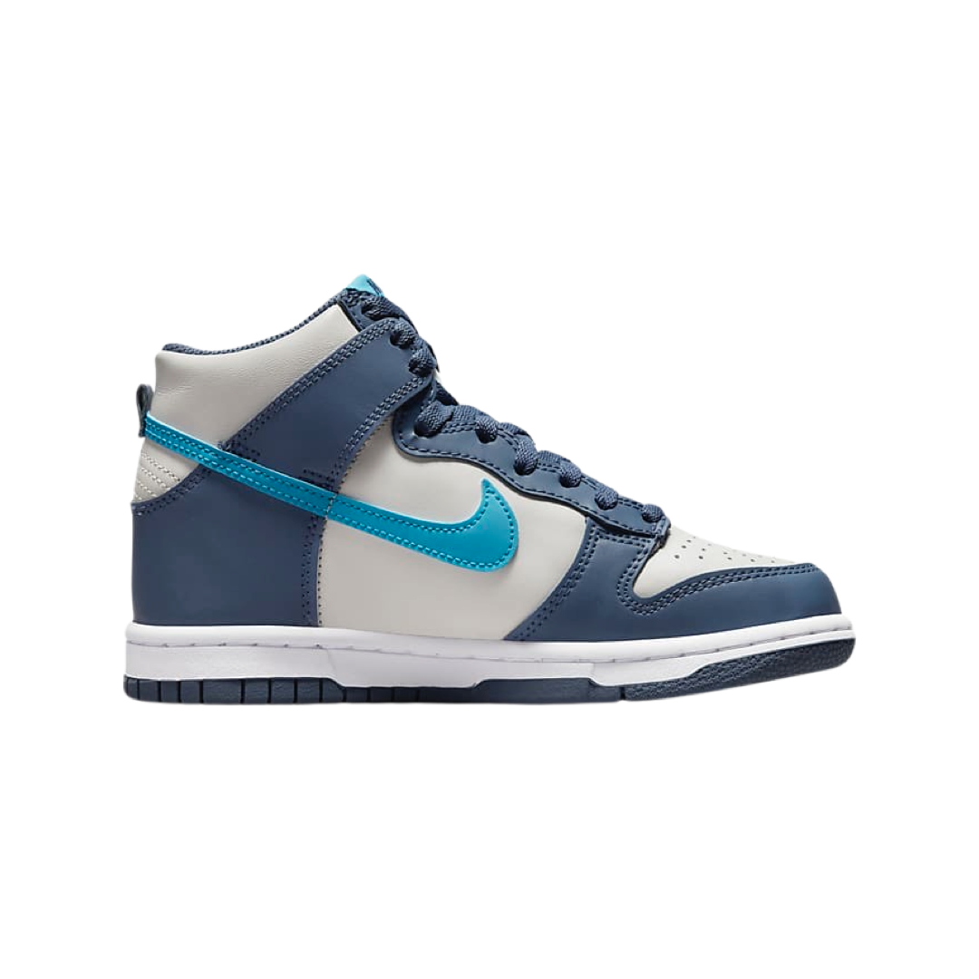 Dunk high Light Bone Diffused Blue