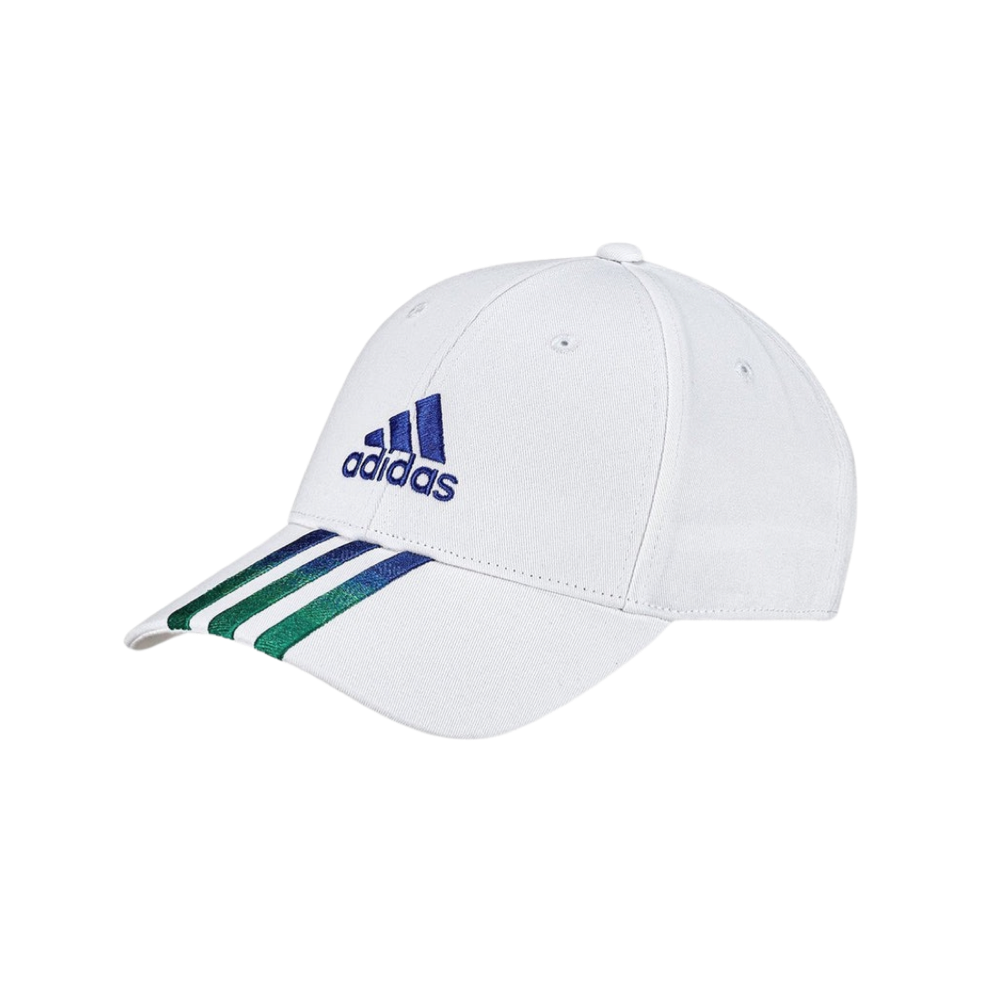 Cappello Adidas Bianco A Strisce Verde/Blu