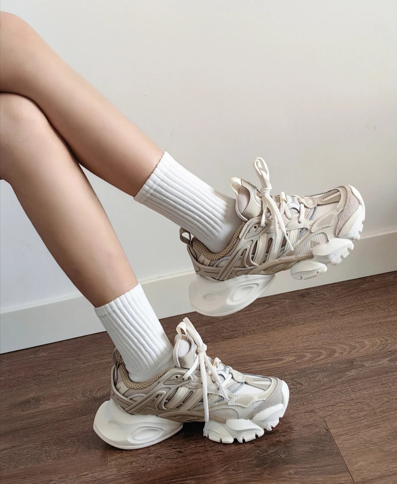 XLG runner deluxe beige white