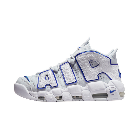 Air More Uptempo embossed bianco blu